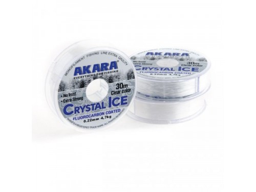 Леска Akara Crystal Ice Clear 30 м*0,12 мм*1,65 кг 